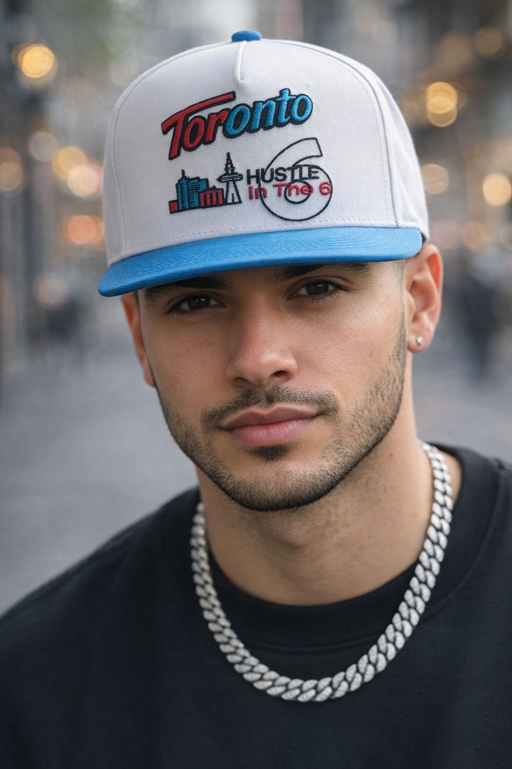 Hustle In The 6 - 6 Panels Flat Brim